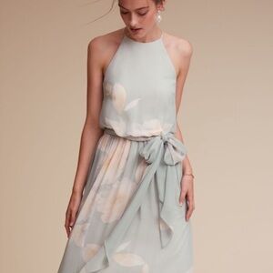 Donna Morgan Pastel Floral‎ Maxi Halter Dress Size 10